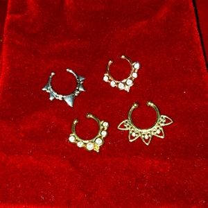 NWOT nose rings
